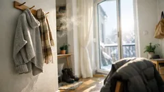 Ubrania założone raz zimą: prosty sposób na porządek bez prania