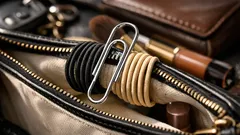 Trik ze spinaczem: przechowywanie gumek do włosów bez bałaganu w kosmetyczce