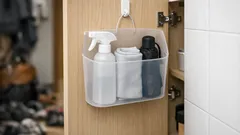 Wiszące przechowywanie w mieszkaniu: jak cienki pojemnik MUJI ratuje małe przestrzenie