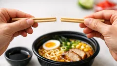 Jak łamać jednorazowe pałeczki do sushi, żeby zawsze były równe