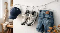 3 triki z drucianym wieszakiem: czapka bez odgnieceń, buty schną szybciej i spodnie bez zagnieceń