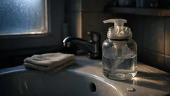 Hack na uzupełnianie szamponu bez rozlewania: worek refill w butelce z pompką