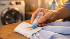 Silikonowa tubka ze szczoteczką: prosty sposób na pranie punktowe i plamy bez odplamiacza